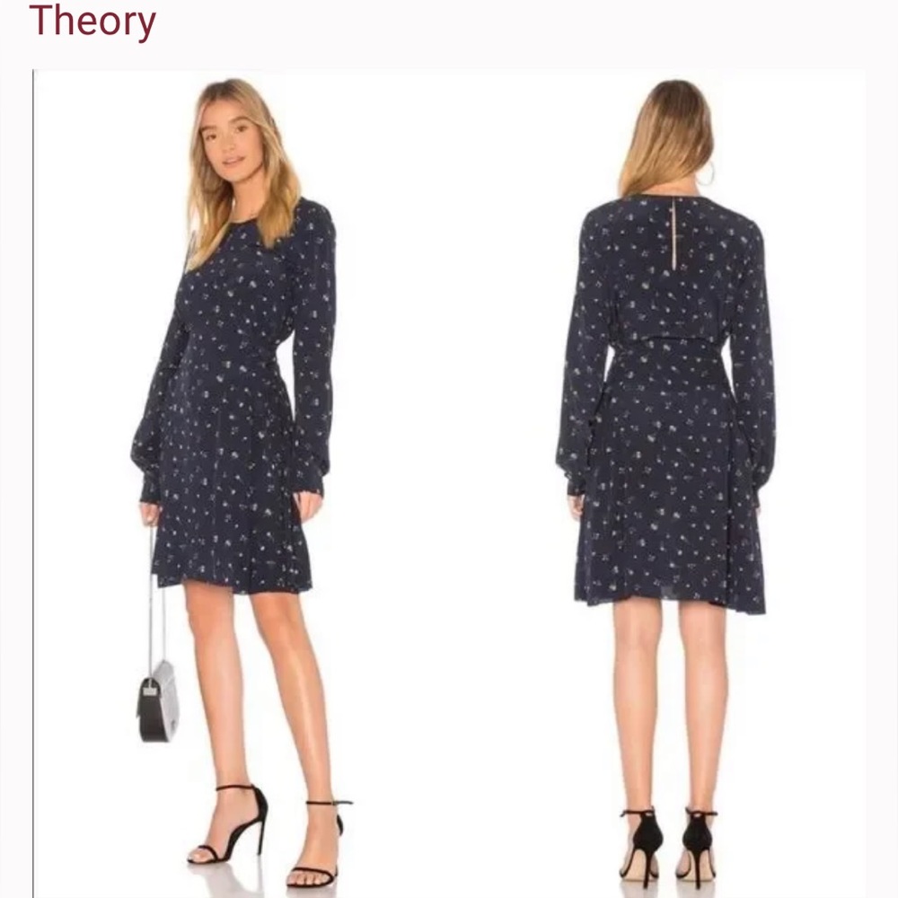Theory navy dress size 6